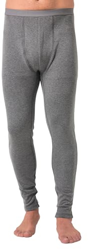 JP 1880 Jay-PI 839846194-6XL - Mutande Termiche da Sci Lunghe, Livello 3, Colore: Grigio Caldo