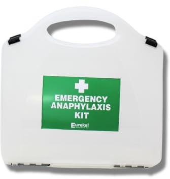 Value Aid Basic AAI Storage Box, Empty, Wall-Mountable Adrenaline Auto-Injector Storage, Schools, Workplaces, Public Areas, White, 1 Count