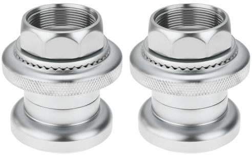 Create idea 2Pcs 1 Zoll Threaded Headset 22,2 X 30 X 25,4 Mm für Elektro-Bikes Silber