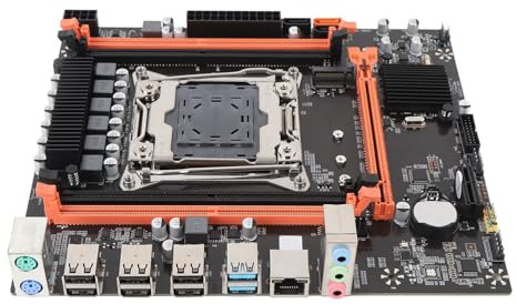 Fabater DDR4 X99H M-ATX Motherboard Beeindruckende Speicherunterstützung 128G für LGA 2011 3 CPU, Stabile Leistung, Ideal für Gaming-Enthusiasten