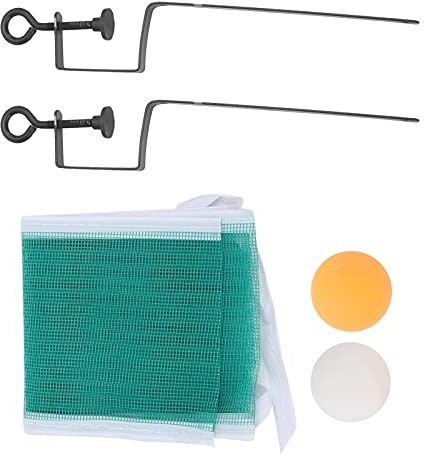 RASTKY Mini-Tischtennis-Netzpfosten-Set, Leichter Netzball für, Tragbares Spielen auf Jeder Ebenen Fläche, Perfektes Spielzeug für Kinderaktivitäten