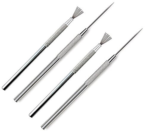 honbay Pack Of 2 Sets Clay Keramik Skulptur Feder Draht Textur + Pro Nadel Detail Tools