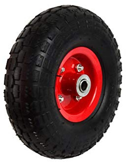 Geko G71002 Gummirad, 3,50-4/2pr, schwarz