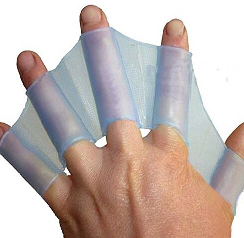 Zhouba Silikon-Schwimmhäute für die Hand / Schwimmhandschuhe, geeignet zum Training , Suitable for Children, S