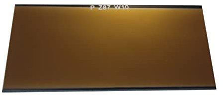 Best Welds Lentille de soudage en verre trempé doré de rechange – Plaque filtrante passive avancée 5,1 cm x 11,4 cm – Teinte 9, 10, 11 et 12