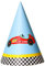 Wambere 6 Stück Partyhüte zum Geburtstag mit Pompons,Partyhüte Party Kegel Hüte,Geburtstag Kegel Hüte Party Supplies Hütchen Geburtstagshut für Kinder Festival Baby Shower,Blau