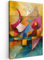 MuchoWow© Impression sur Toile Decoration Murale Peinture 80x120 cm Tableaux Decoratifs Muraux Décoration Chambre Art - Abstrait - Moderne
