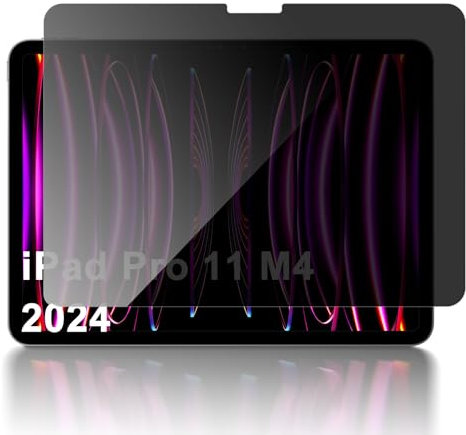LanQii Sichtschutz Kompatibel mit iPad Pro 11 M4 Zoll (2024), PET Blickschutzfilter, 360-Grad Privacy Displayschutz Anti-Spy Schutzfolie für iPad Pro 11 M4 Zoll (2024)