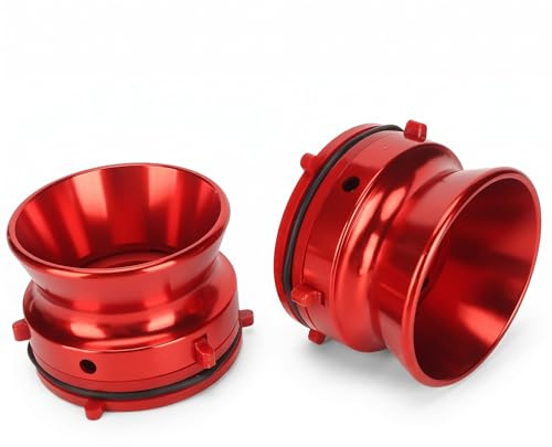 1 Paar NAB-Hub-Adapter, Reel-to-Reel-Tonbandgeräte 10 Zoll, für StuderReVox für Akai für Studer für Akai für Teac (Rot)