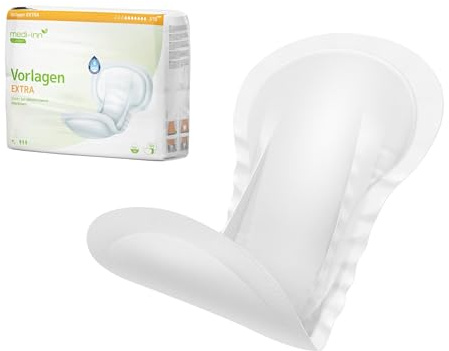 Medi-Inn Inkontinenz-Vorlagen EXTRA, 7 Tropfen, 3 x 30 Stück, Unisex-Passform, weiß