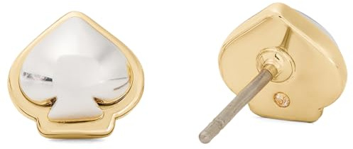 Kate Spade New York Sculpted Spade Stud, Silver/Gold