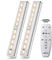 LDOPTO Battery Powered Under Cupboard Kitchen Lights with Remote, Wireless Dimmable Wardrobe Closet Night Light with Timer Touch Switch Stick-on Magnet Strip, Multiple Colors 2 Pack