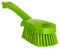 Vikan 419277 Short Handle Scrubbing Brush- Stiff - Lime