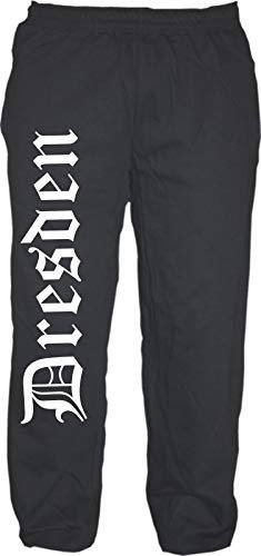 HB_Druck Dresden Jogginghose - Altdeutsch - Sweatpants - Jogger - Hose S Schwarz