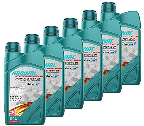 Addinol 6X Motoröl Motorenöl Motor Motoren Motor Oil Engine Oil Benzin Diesel 5W-30 Premium 0530 C3-Dx 1L 72213107
