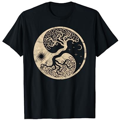 Yggdrasil Wikinger Baum Midgard Odhin Thor Wotan Walhalla T-Shirt