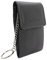 Porte clé à Anneau Katana Unisexe en Cuir réf 953025 Taille MOY. (11 coul.disp) (Noir)