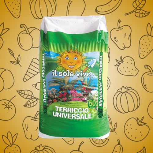 Sole Vivo Terreau universel 50 l pour plantes vertes, fleurs et bulbes