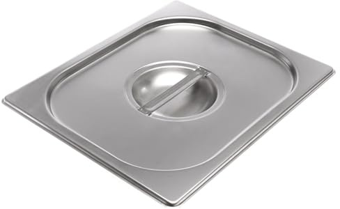 Deckel für GN Behälter 1/2 aus Edelstahl, ohne Löffeleinschnitt