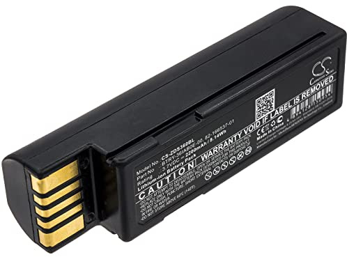 TCTK Akku 2200mAh Kompatibel mit [Zebra] DS3600, DS3678, EVM, LI3600, LI3678, LS3600, LS3678 Ersetzt 82-166537-01, BT-000341-01, BTRY-36IAB0E-00