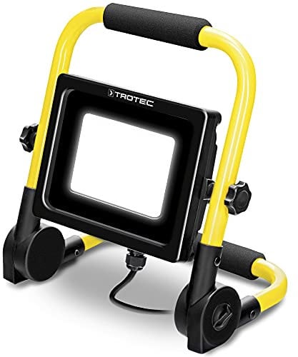 TROTEC LED-Baustrahler PWLS 10‑30 Arbeitsleuchte Beleuchtung Baustellen Strahler 2700 lm IP65 tageslichweiß