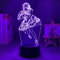 Lbvrgg Anime 3D-Lampe RE Zero-Startleben in einem anderen Welt Nightlight für Raumdekoration RE Zero REM LED-Illusion Licht Geburtstagsgeschenk-16 Farbe mit Fernbedienung