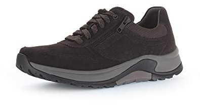 Pius Gabor Herren Sneaker Low,Halbschuhe,Wechselfußbett,zertifiziertes Leder,Freizeitschuhe,Turnschuhe,Laufschuhe,Coffee,45 EU / 10.5 UK
