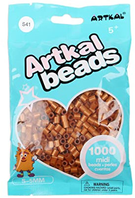 Artkal® Midi 5 mm Bügelperlen Beads / 1000 Stück/S-041 Copper