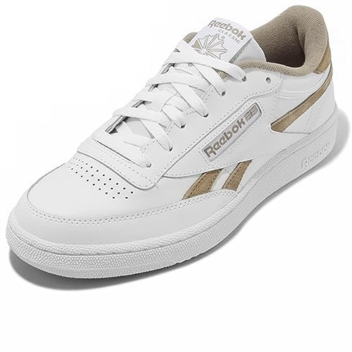 Reebok Unisex Club C Revenge Sneaker,Ftwr White Ftwr White Boulder Beige F23,44.5 EU