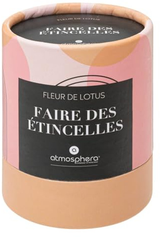 Atmosphera - Bougie Parfumée Jomy Fleur de Lotus - 200g - Fleur de Lotus