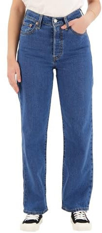 Levi's Femme Ribcage Straight Ankle, Cool As A Pickle, 28W / 29L