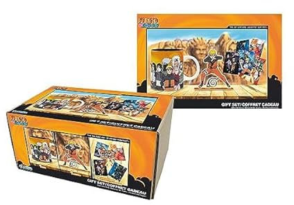 ABYSTYLE - NARUTO SHIPPUDEN - Set regalo tazza + Acryl® + Cartoline Naruto