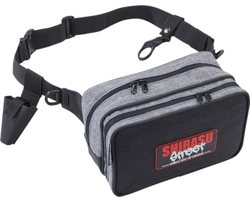 Balzer Bauchtasche 63x42x24cm - Angeltasche, Kunstköder-Tasche, Bauchtasche, Zubehörtasche in Grau-Schwarz