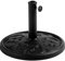 Yaheetech Base para sombrilla de Jardín Soporte Parasol Cemento Peso Neto 10 kg para Poste de Sombrilla Negro