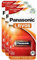 PANASONIC - Lote de 3 ampollas de 1 pila alcalina LRV08-12 V
