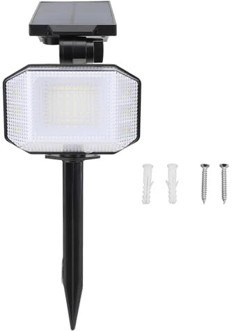 Solar Lights Outdoor Solar Garden Lights,Solar Stake Light,IP65 Waterproof Auto On Off Outdoor LED Spot Lamp, Landscape Uplights for Trees,Garden Decor for Yard, Patio, Landscape, Planter, Walkway