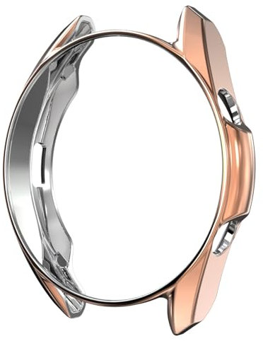 RORPOIR TPU Schutzhülle Kompatibel mit Samsung Smartwatch Watch 3 41mm Leichtes Uhrengehäuse mit Passgenauer Radian Form Modisches Smartwatch Gehäuse in Roségold
