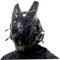 Cyberpunk Mask, Futuristic Punk Helmet with LED Light, Anti Fog Gothic Mask, Halloween Cosplay Techwear for Music Festival Cosplay Party