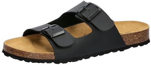 Lico Bioline Platino Damen Niedrige Hausschuhe, Schwarz, 39 EU