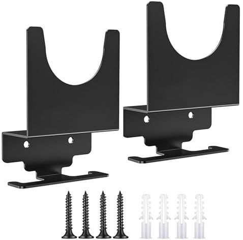Angle Grinder Rack - 2pcs Wall Angle Grinder Rack, Angle Grinder Holder Bracket | Wall Mount Angle Grinder Rack with Screws, Wall Storage Rack Bracket for Cutters Polishers Angle Grinders