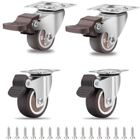 FISH DRAGATE 4 pcs furniture castors,möbelrollen klein,rollen für möbel,möbelrollen mit bremse,laufrollen mit schrauben,für möbel, tische und stühle