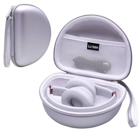 LTGEM Case Compatible with Beats Solo 4 / Studio Pro/Studio 3 / Solo 3 Wireless Bluetooth On-Ear Headphones, Silver(Case Only)