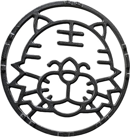 Anneau de Wok en Fonte Noir pour Gazinière, Support de Casserole | Installation Facile, Résistant à Rouille et Déformation, Usage la Cuisine, Pratique