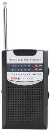 Raypow Radio de Portátil, Radios de Transistor Am FM Bolsillo Portátil Funciona con 2 Pilas AAA, Radio de Pequeña de Bolsillo Viaje FM,Altavoz Fuerte,Uso en Interiores, Exteriores. (Negro)