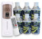Insecticide pyrèthre naturel 6x250ml avec 1 Diffuseur Automatique pro avec télécommande Anti mouches, moucherons, moustiques, mites, punaises de lit. Élimine et éloigne insectes volants et rampants