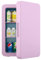 Mini Fridge 22Liter/ 30 Cans, AC+12V DC Cooler & Warmer Portable Mini Fridge for Bedrooms with Adjustable Shelves, Small Fridges for Car, Home Office, Travel, Cosmetics, Drinks (Pink)