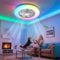 Aigostar- Ventilateur Plafond Alexa avec Lumiere, LED 40W, 4400LM, 2700K-6500K et RVB Réglable, Lustre Ventilateur de Plafond avec Telecommande et Gateway, Silencieux, 6 Vitesses, Diamètre 50CM