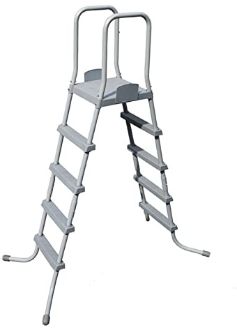 Gradini per piscina, Accessori For Piscina Di Grandi Dimensioni Staffa For Scala Mobile For Piscina Scala For Piscina For Piscina,Sicuro e robusto(132cm)