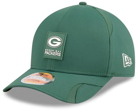 New Era Men's Green Green Bay Packers 2025 Sideline M-Crown 9FORTY Adjustable Hat