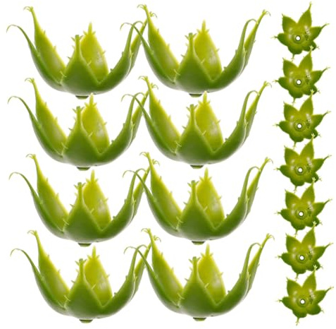 IWOWHERO 60 pièces Supports de Calices Plastique Flexibles pour Bouquet de Roses Artificielles Accessoires DIY pour Décoration de Fleurs Compatible avec Roses Œillets et Cerisiers pour